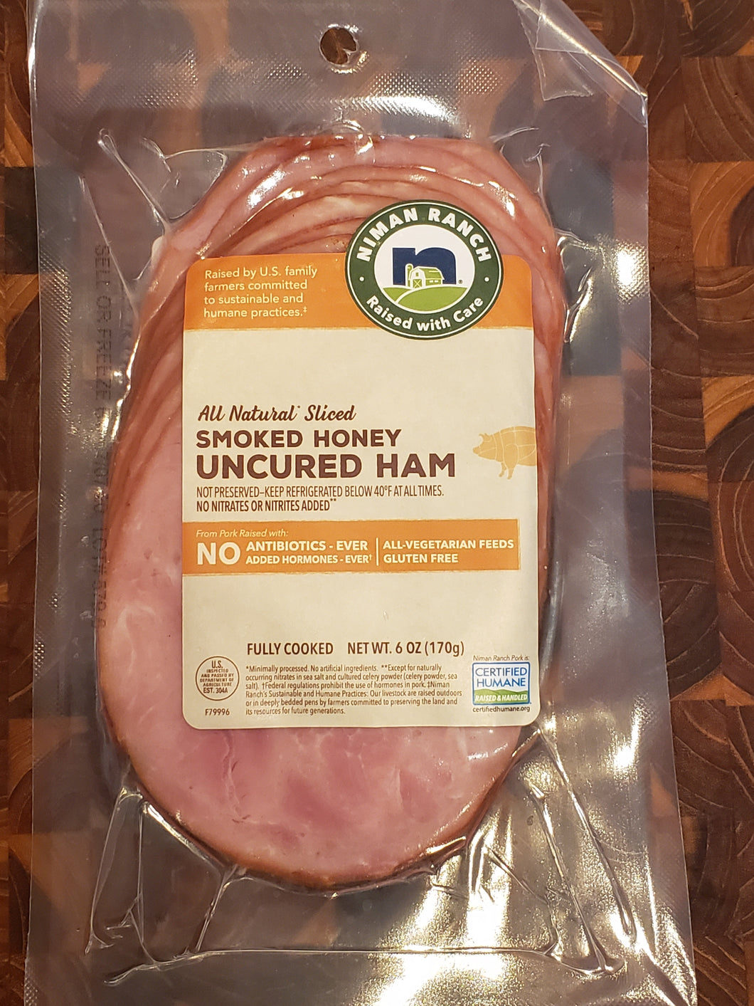 Niman Ranch Smoked Honey Uncured Ham